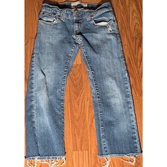 Levi's 514 Blue Jeans Women's Slouch Straight Fit Size 5M - Picture 1 of 6